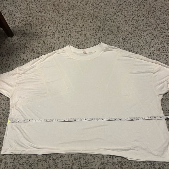FP Movement By Free People White Runner Up Long Sleeve in Sail Size Small - Picture 9 of 10